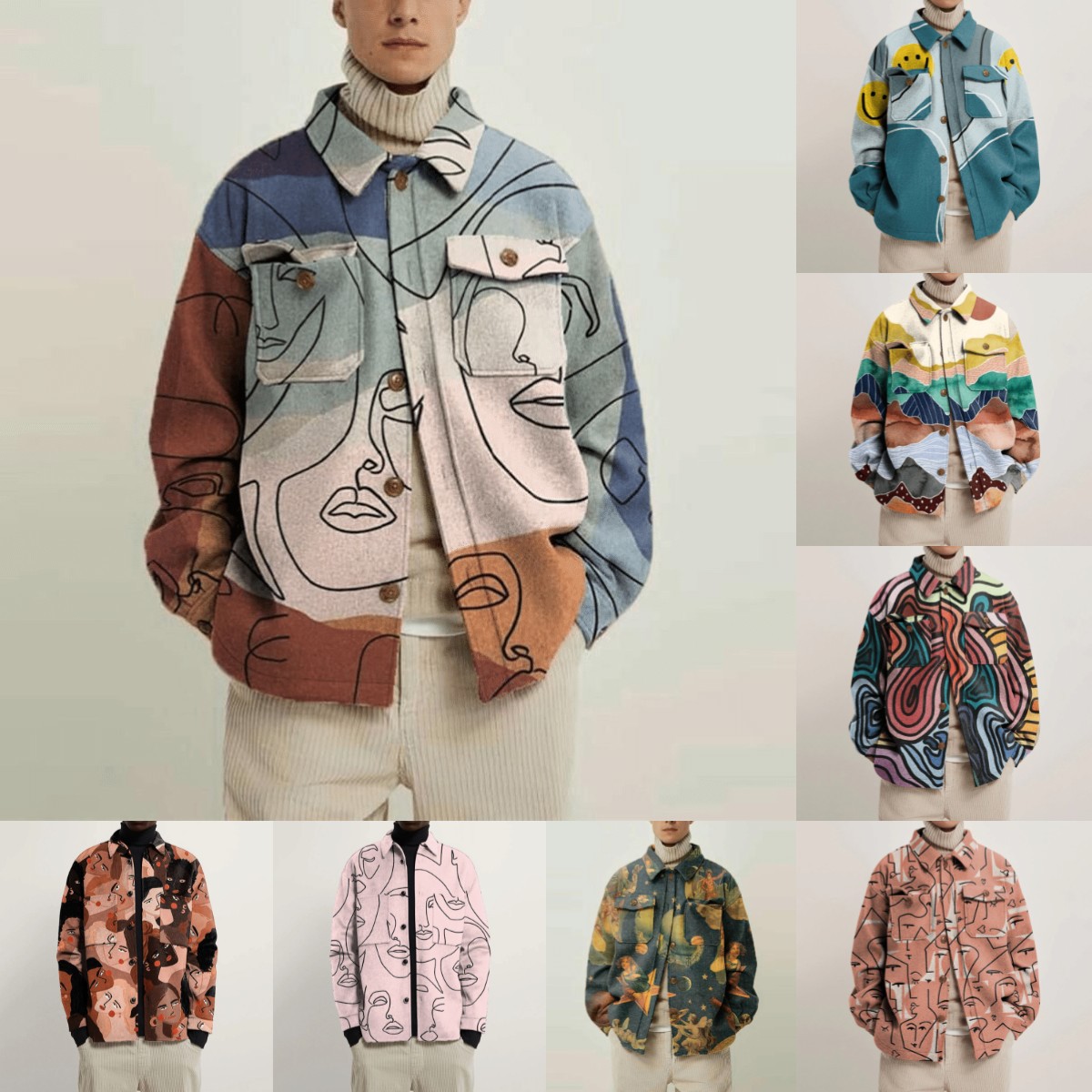 The New Style Clothing Men's Letter Print Loose Hooded Windproof Jacket For Man Men Casual Clothes Thin Section Large Si