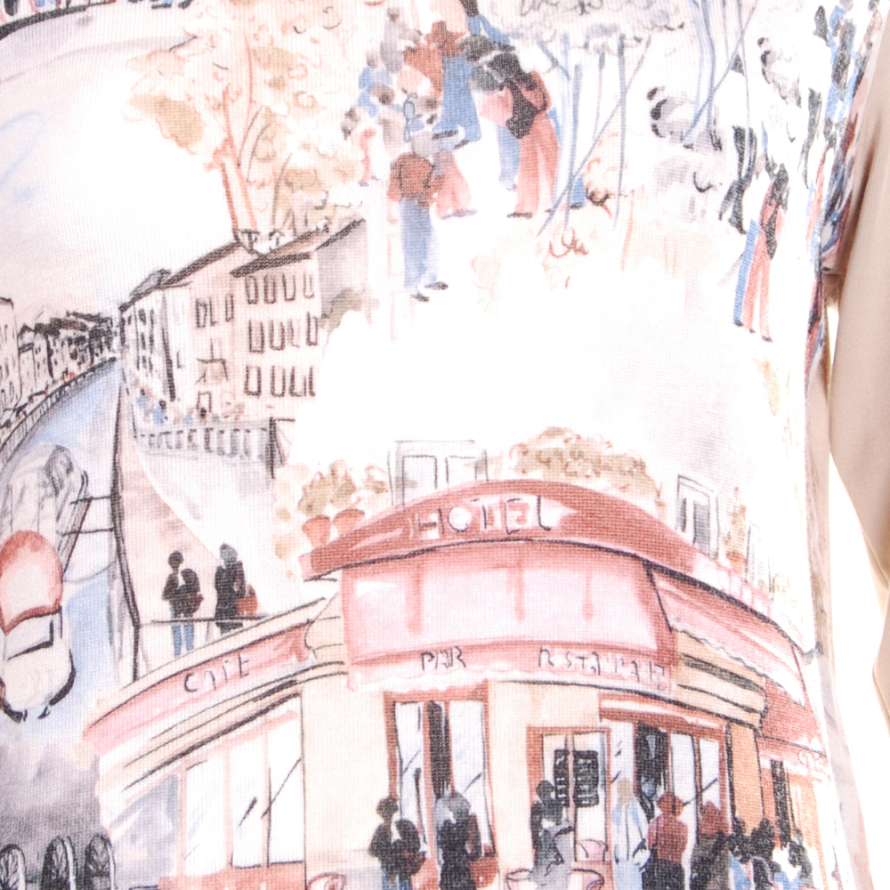 New Fashion jersey casual viscose knitted t-shirt for woman 7051 italian production european contemporary casual autumn 