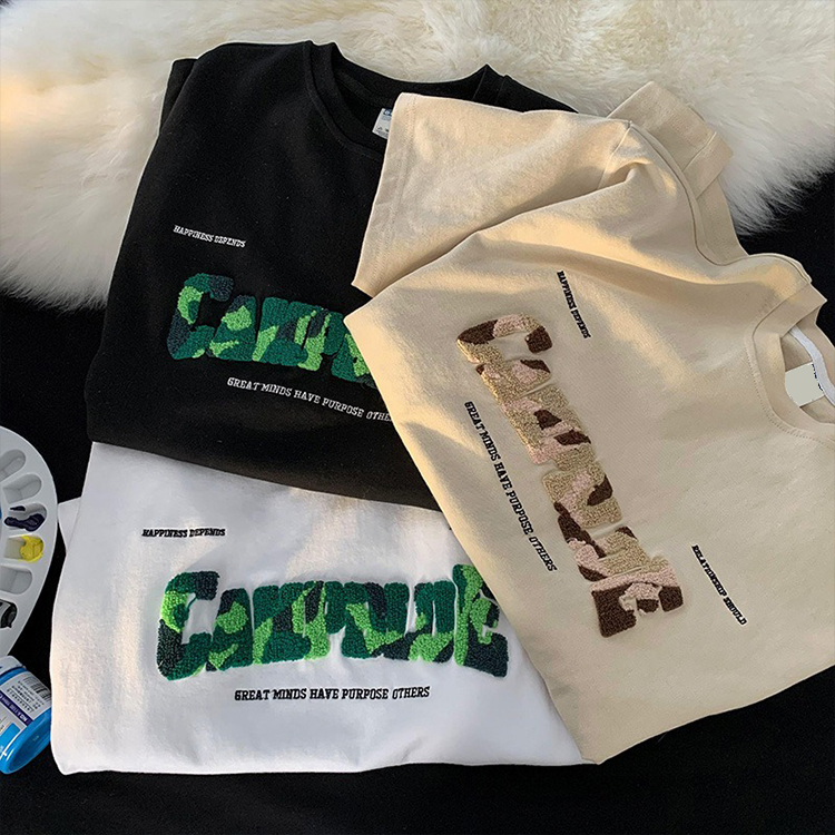 Luxury Casual Graphic T Shirts Oversize Cotton Women Tshirts With    Printed Embroidery Design Tshirt For 