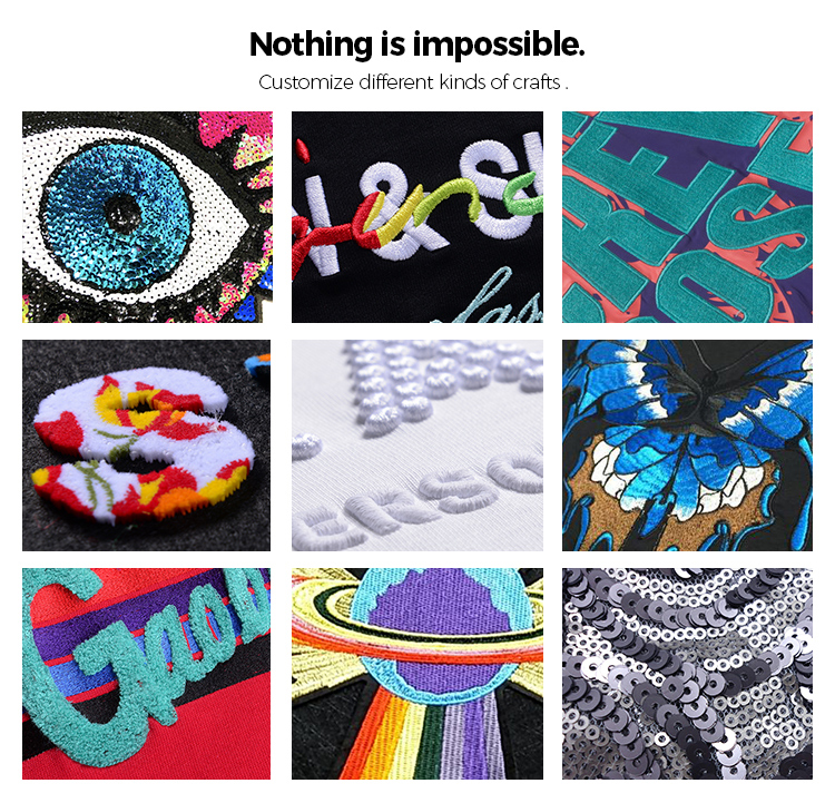 Women's clothing t-shirt for women patch embroidered tshirt  t shirts your own brand