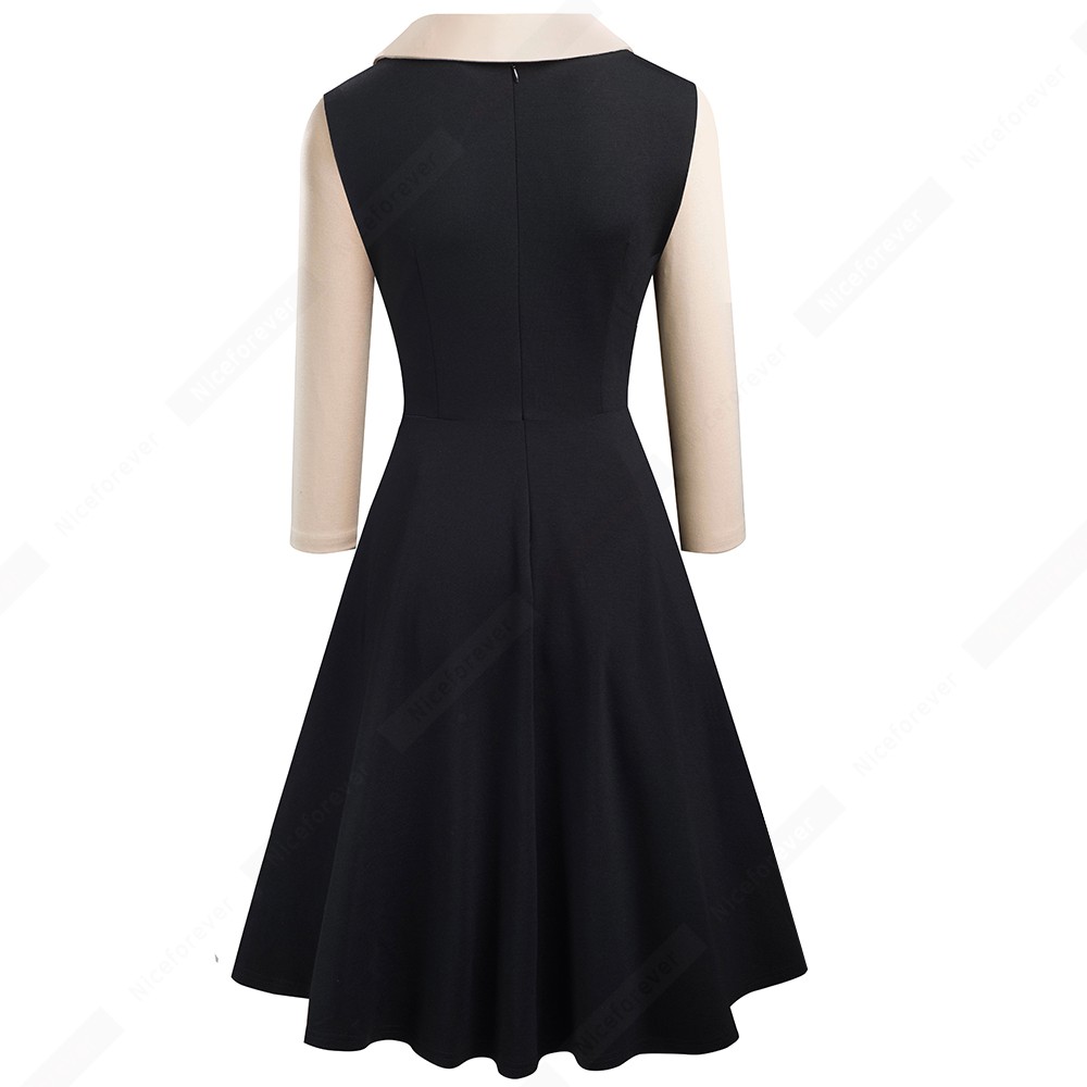   ladies dress for women clothing  Vintage Fit And Flare Work Business Office Party Casual Bodycon Dress