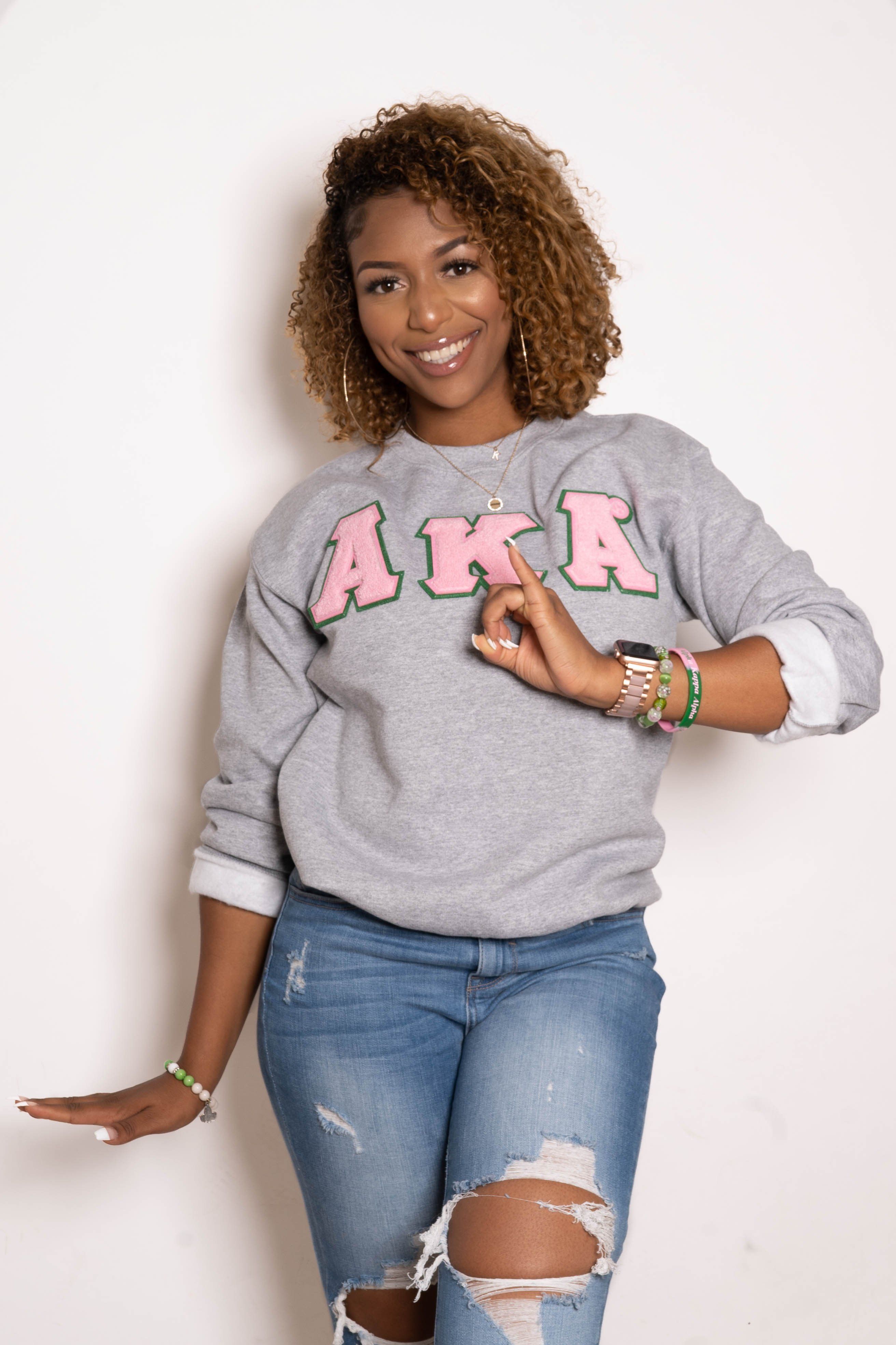     women sweater knitted varsity Sorority purple and white  cardigans aztec sweaters for woman