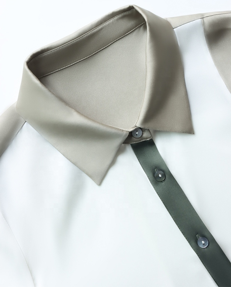  Fashion Female Elegant Silk Shirt Long Sleeve Blouse Ladies' Office Blouses Women's Blouses & Shirts