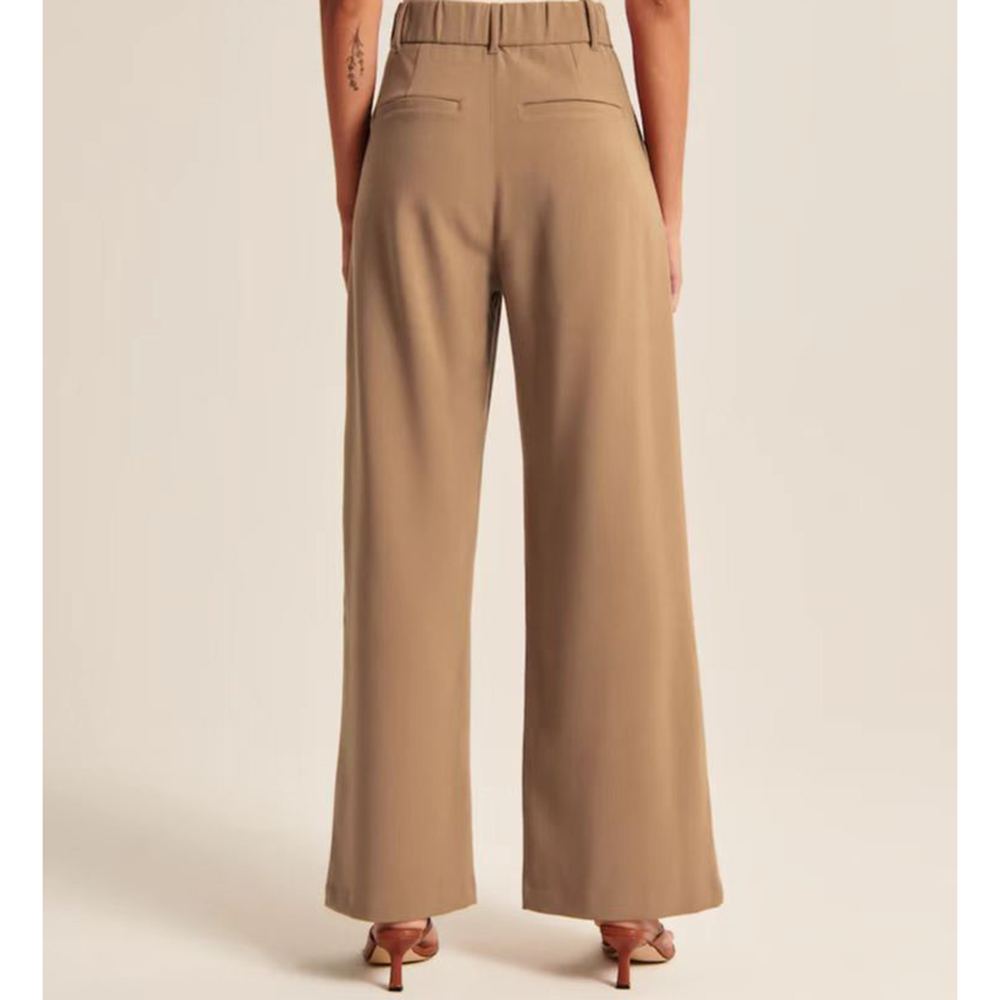 Elegant Clothes High Waist Drooping Suit Pants for Women Cool Pants Casual Fashion Pants Straight Wide Leg Trousers