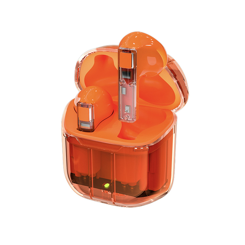 YX06 2022 Good Quality Handsfree Transparent Earphones TWS Wilress Earbuds Gaming Headphones