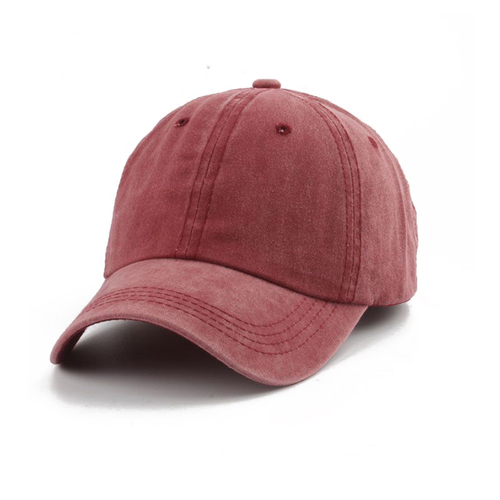 Outdoor Retro Washed Unisex Cotton Baseball Sport Caps For Men And Women