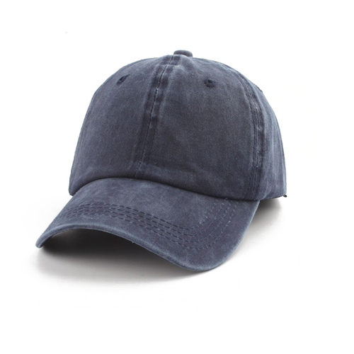 Outdoor Retro Washed Unisex Cotton Baseball Sport Caps For Men And Women