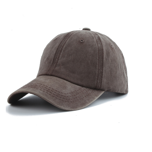 Outdoor Retro Washed Unisex Cotton Baseball Sport Caps For Men And Women