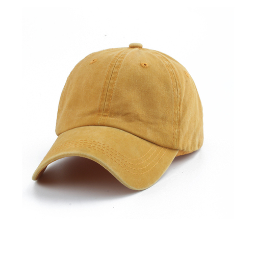 Outdoor Retro Washed Unisex Cotton Baseball Sport Caps For Men And Women