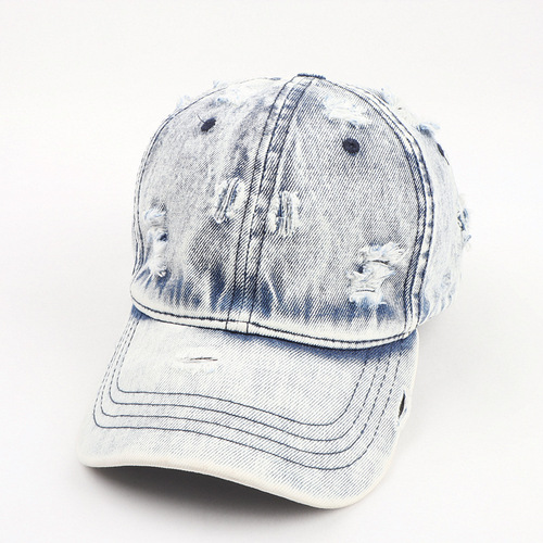 Hot sale Unisex 6 Panel Baseball Cap Classic retro Washed denim Snapback Cap Hat Sports Caps For Women man