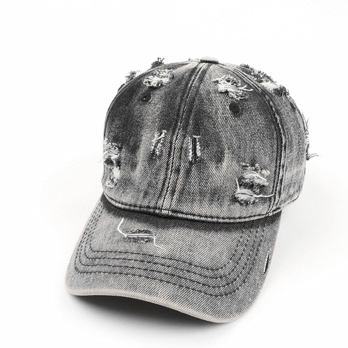 Hot sale Unisex 6 Panel Baseball Cap Classic retro Washed denim Snapback Cap Hat Sports Caps For Women man