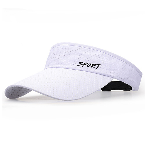 Sports Sun Visor Hats Cotton Golf Caps Empty Top Baseball Sun Cap For Men Women