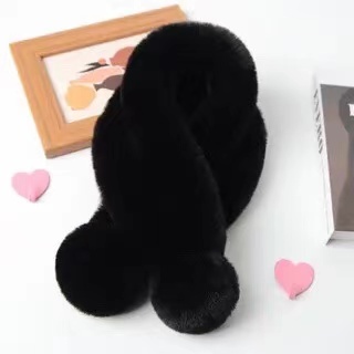Fur Shawl for Women Imitation Rabbit Fur Scarves Neck Shrug for Fall Winter Ladies Fashion Warm Soft Scarf 