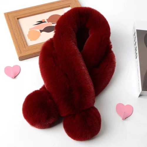Fur Shawl for Women Imitation Rabbit Fur Scarves Neck Shrug for Fall Winter Ladies Fashion Warm Soft Scarf 