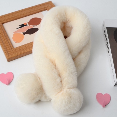 Fur Shawl for Women Imitation Rabbit Fur Scarves Neck Shrug for Fall Winter Ladies Fashion Warm Soft Scarf 