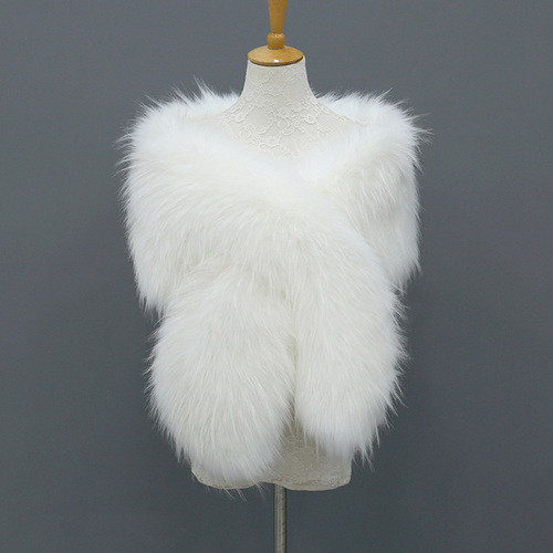  New Faux Velvet Scarves Fur Luxury Ladies Scarf Fashion Womens Fluffy Collar Warm Fur Cape Shawls For Women