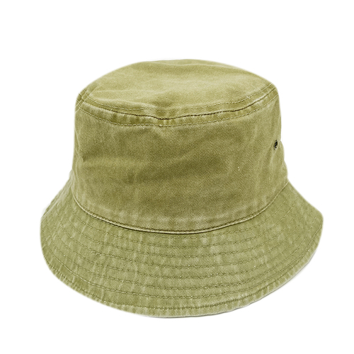 Embroidery Retro Fray Washed Cotton High Quality Men Women Youth Bucket Hat With  Distressed Bucket