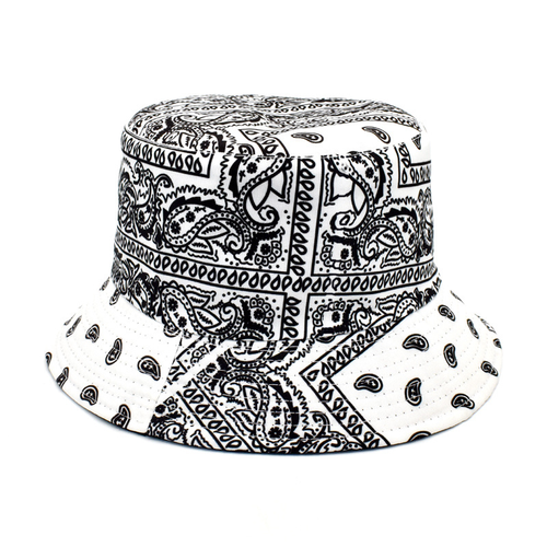 2023 new American style bandana fisherman hat trendy street fashion sun bucket hat