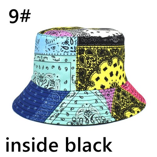 2023 new American style bandana fisherman hat trendy street fashion sun bucket hat