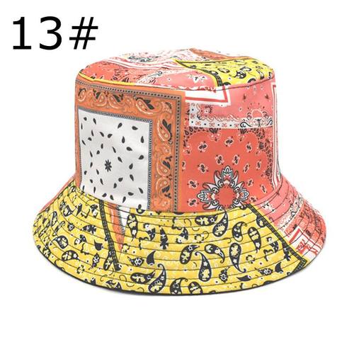 2023 new American style bandana fisherman hat trendy street fashion sun bucket hat