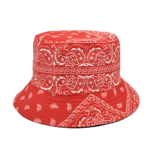 2023 new American style bandana fisherman hat trendy street fashion sun bucket hat