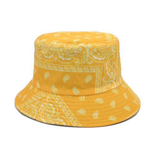 2023 new American style bandana fisherman hat trendy street fashion sun bucket hat