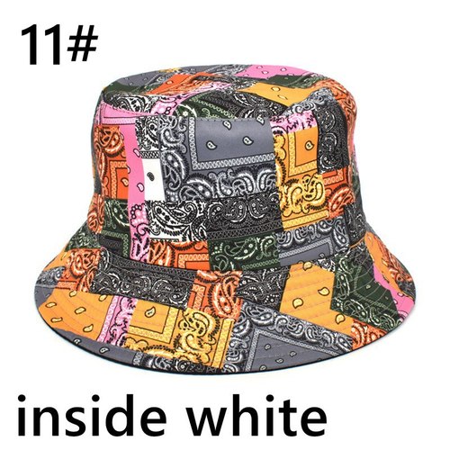 2023 new American style bandana fisherman hat trendy street fashion sun bucket hat