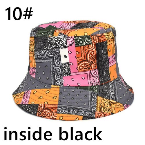 2023 new American style bandana fisherman hat trendy street fashion sun bucket hat
