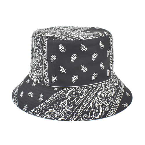 2023 new American style bandana fisherman hat trendy street fashion sun bucket hat