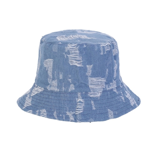 Pop Bob Bucket Hat Fisherman Panama Outdoor Beach Fishing Hunting Cap Cotton Foldable Jean Women's Denim Bucket