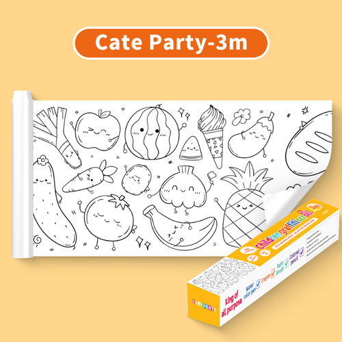 coloring paper roll no mess different topic art enlightenment kids paint graffiti books Fun Drawing toys for kids