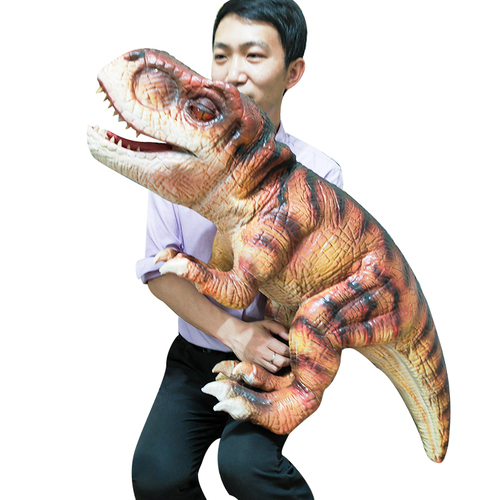 Realistic Cute Dinosaur Hand Puppet as Birthday Gift for kids