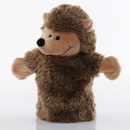 25Cm Animal Plush Hand Puppet Toy Wolf Hedgehog Crocodile Cow Puppet Hand Education Story Doll Toy For Baby Kid
