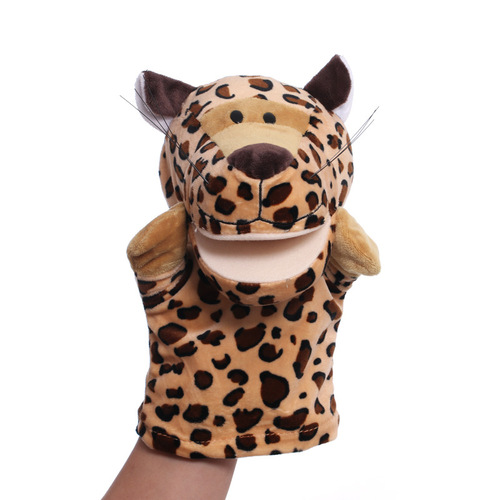 25Cm Animal Plush Hand Puppet Toy Wolf Hedgehog Crocodile Cow Puppet Hand Education Story Doll Toy For Baby Kid
