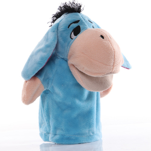 25Cm Animal Plush Hand Puppet Toy Wolf Hedgehog Crocodile Cow Puppet Hand Education Story Doll Toy For Baby Kid