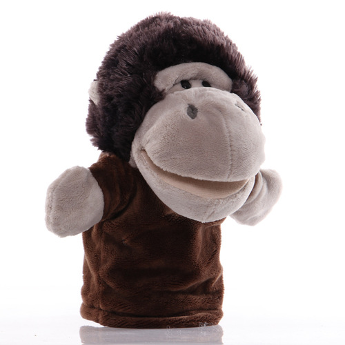 25Cm Animal Plush Hand Puppet Toy Wolf Hedgehog Crocodile Cow Puppet Hand Education Story Doll Toy For Baby Kid