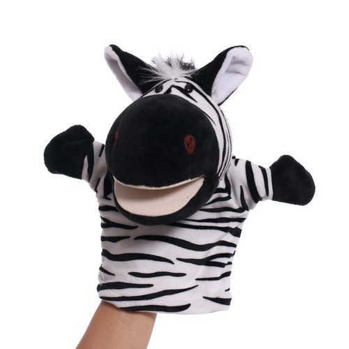 25Cm Animal Plush Hand Puppet Toy Wolf Hedgehog Crocodile Cow Puppet Hand Education Story Doll Toy For Baby Kid