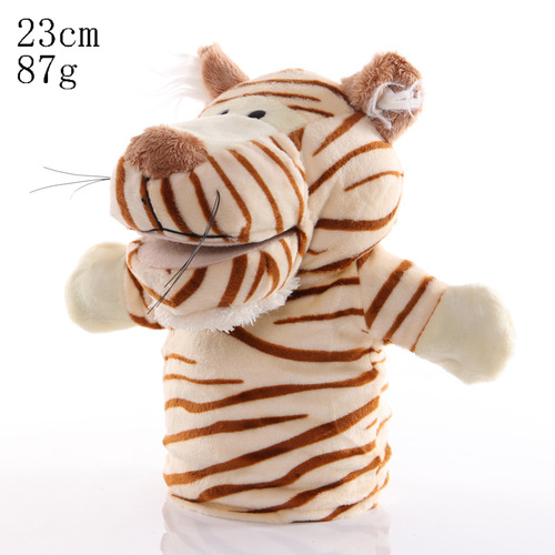 25Cm Animal Plush Hand Puppet Toy Wolf Hedgehog Crocodile Cow Puppet Hand Education Story Doll Toy For Baby Kid