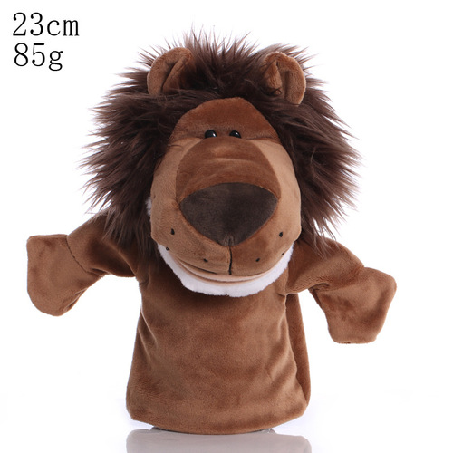 25Cm Animal Plush Hand Puppet Toy Wolf Hedgehog Crocodile Cow Puppet Hand Education Story Doll Toy For Baby Kid