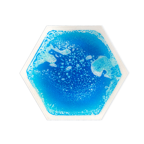New 2022 summer toys Liquid Flowing Floor mat  tiles Children's Arts and crafts Hexagon Liquid Floor Tile toys for kids