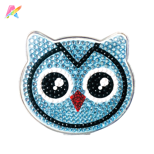 2022 handpaint diy diamond mini makeup mirror kids craft supplies set