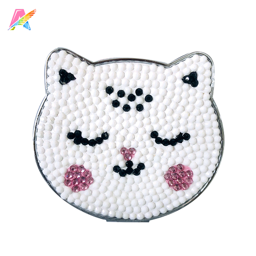 2022 handpaint diy diamond mini makeup mirror kids craft supplies set
