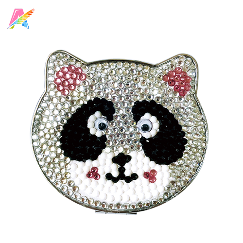 2022 handpaint diy diamond mini makeup mirror kids craft supplies set