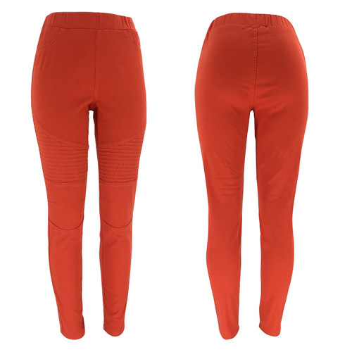 Elastic waist women's trousers Women Skinny Jeans Ladies Casual Slim Fit Long Pants Female oversized Trousers