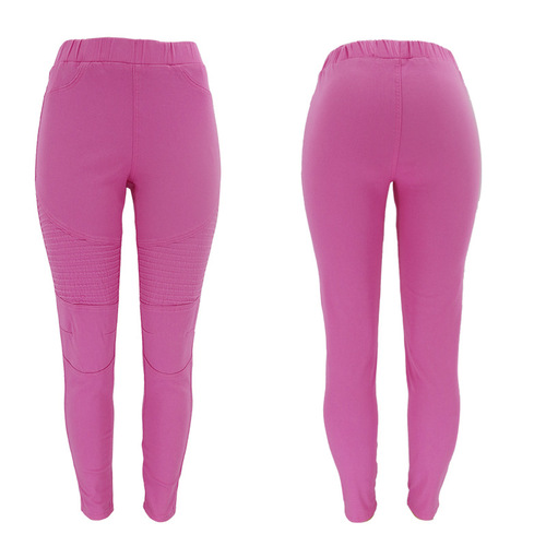 Elastic waist women's trousers Women Skinny Jeans Ladies Casual Slim Fit Long Pants Female oversized Trousers