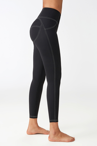 Hot Sale High Waist Hip Lifting Scrunch Butt Yoga Pants For Women Imitation Denim Leggings Woman Jeans