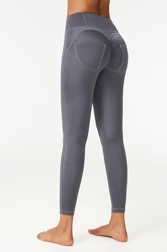 Hot Sale High Waist Hip Lifting Scrunch Butt Yoga Pants For Women Imitation Denim Leggings Woman Jeans