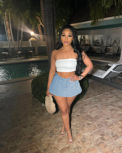 New Summer Women's Mini Short Skirt Half Skirt Women's Underwear Shorts Denim Skirt Street Jeans