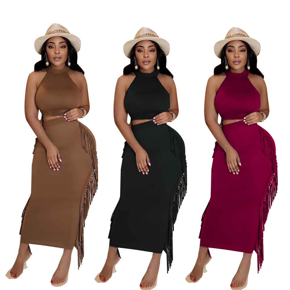 Wide Leg New Elegant Lady 2 Piece Set Women Sets Clothing Two Piece Pants Set