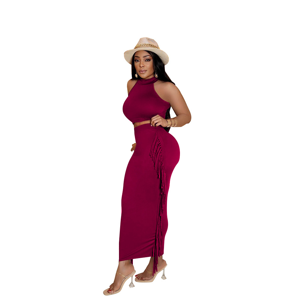Wide Leg New Elegant Lady 2 Piece Set Women Sets Clothing Two Piece Pants Set